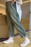 Anine Soft Touch Patch Jogger Washed Khaki